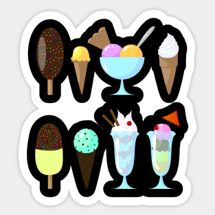 Ice cream IC001 Sticker